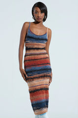 UP ALL NIGHT MIDI DRESS