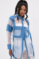 CELINE BUTTON DOWN TOP