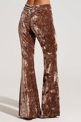 IN ANOTHER LIFE RUCHED VELVET LEGGING