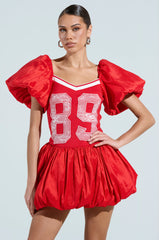 SORRY I'M LATE JERSEY MINI DRESS