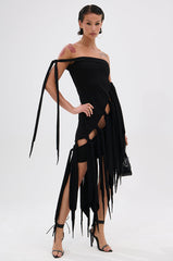 REVERIE MINI DRESS WITH TIES