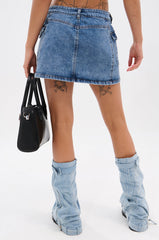 ASHLIN MINI DENIM SKIRT