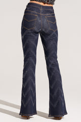 GOOD KARMA EMBELLISHED FLARE JEANS