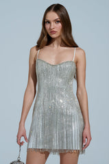 DAYDREAMER RHINESTONE MINI DRESS