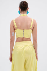 ELECTRIC SATIN BLOUSE