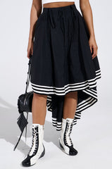 TIME IS UP MIDI SKIRT