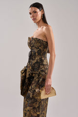 LOTUS BROCADE CORSET