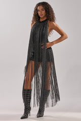 HOLIDAY FLAIR FRINGE BODYSUIT