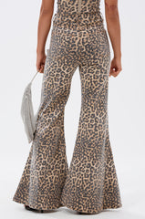 IN THE WILD WIDE LEG CHEETAH PANT