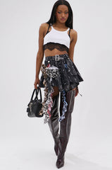 FEELING WILD MINI SKIRT