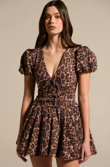 WILD THING PRINTED MINI DRESS