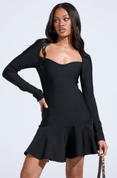 IN THE MOOD BANDAGE MINI DRESS