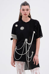 PEARL QUEEN OVERSIZED TEE