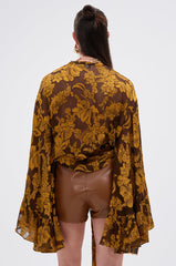 ADORE YOU TIE FRONT BLOUSE