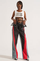 HARDEST TO LOVE COLORBLOCK DENIM PANT