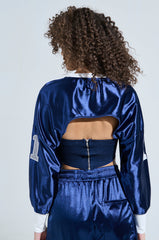 GAME TIME BOLERO SWEATSHIRT