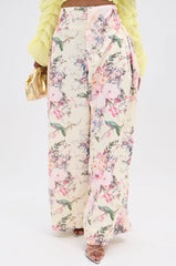 SABRINA FLORAL WIDE LEG PANT