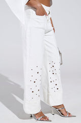 JULIA CROPPED WIDE LEG JEANS