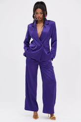 SAY YOU LOVE ME SATIN TROUSER