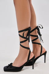 AZALEA WANG AURORIA BLACK BALLET PLATFORM PUMP
