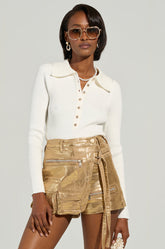 DONT MIND ME SWEATER IN WHITE