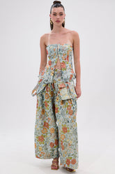 MARTHA FLORAL CARGO PANTS