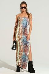 IN MY OWN ERA PRINTED MIDI DRESS