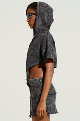 TOO GOOD TO BE TRUE ZIPPED CUTOUT DRESS