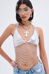 BELIEVE WHAT U WANT BODY CHAIN