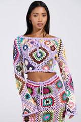 SHINE ON YOU CROCHET TOP