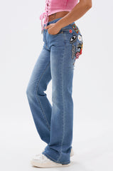 PATCH ME IF YOU CAN POCKET DETAIL JEANS