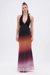 SUNSET DREAMING OMBRE MAXI DRESS