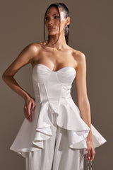 PRETTY PLEASE SATIN CORSET