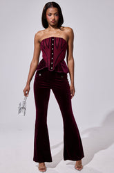 RUBY ROSE VELVET TROUSER