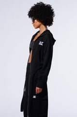 TAKE THE LONG WAY OVERSIZED ZIP UP HOODIE