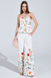IRIS FLORAL TROUSER
