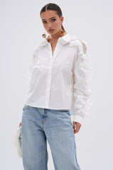 ZIP ME OUT OF THIS BLOUSE