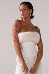 SNOW BUNNY CORSET WITH FUR