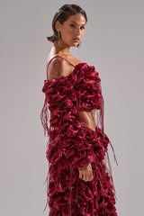 FEELING FUNKY TIE BLOUSE