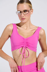 PAXTON SEXY RUCHED TANK TOP