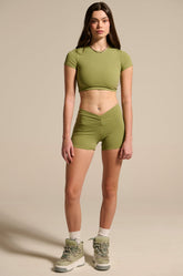 PAXTON SEXY RUCHED BIKER SHORTS