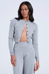 COZY LUXE CREW NECK CARDIGAN