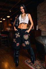 WILD AND FREE DENIM SHORTS