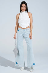 CHANGE OF PERSPECTIVE WIDE LEG DENIM PANTS