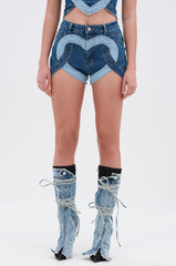SO MUCH LOVE FOR YOU DENIM SHORT