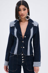 AMARA DENIM BLAZER