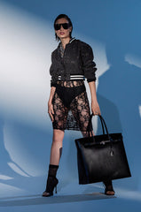 BABY PLEASE PLEASE LACE MIDI SKIRT