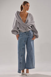 COVERED UP RELAXED DENIM PANT