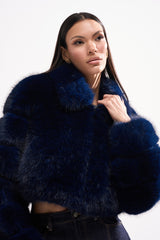 KEIKO FAUX FUR COAT