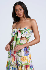 INTO THE GARDEN FLORAL BLOUSE